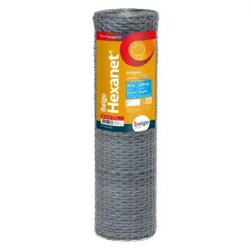 Tela Belgo Hexanet 1x22 1,50 x 50m Pinteiro