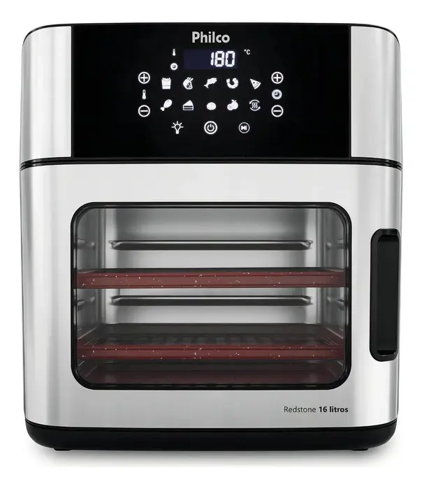Fritadeira Air Fryer Philco PAF16A 4 Em 1 Digital 16L Preto
